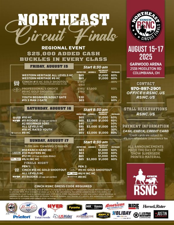 2025 Northeast Circuit Finals STALLS