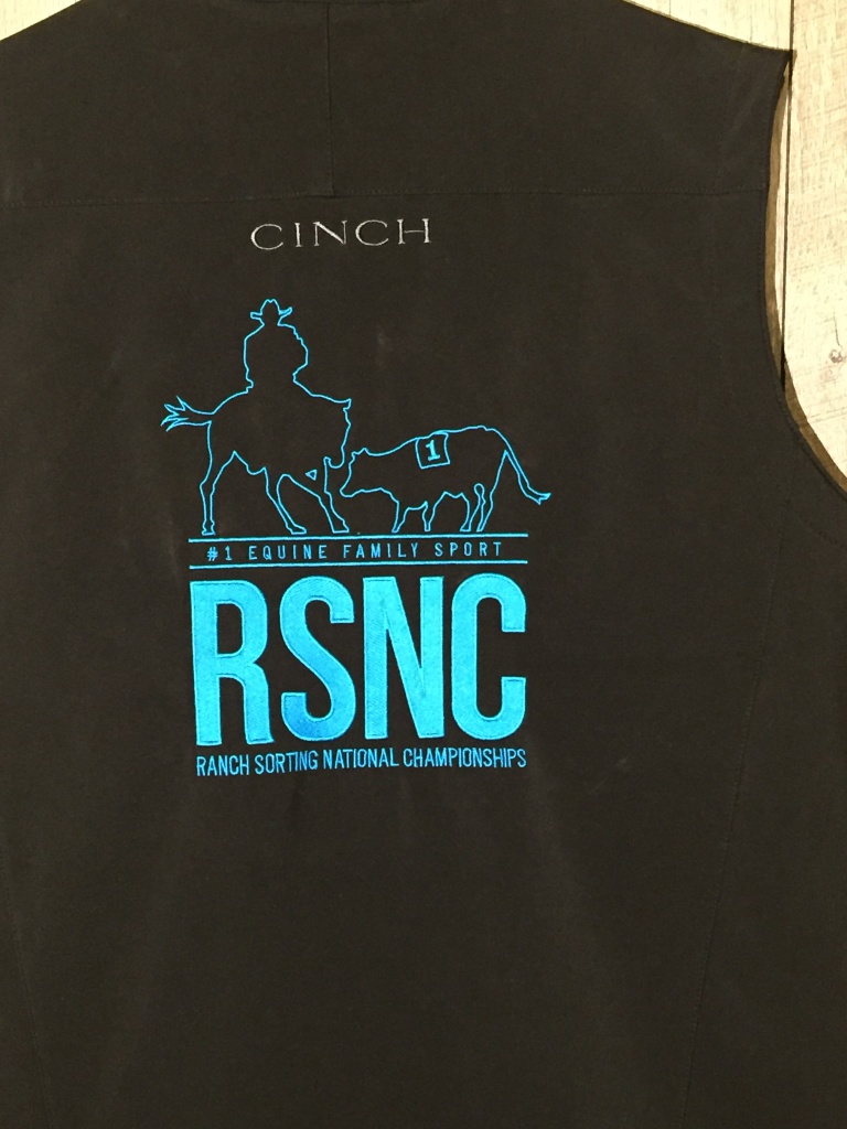 Cinch RSNC Vests Ranch Sorting National Championships