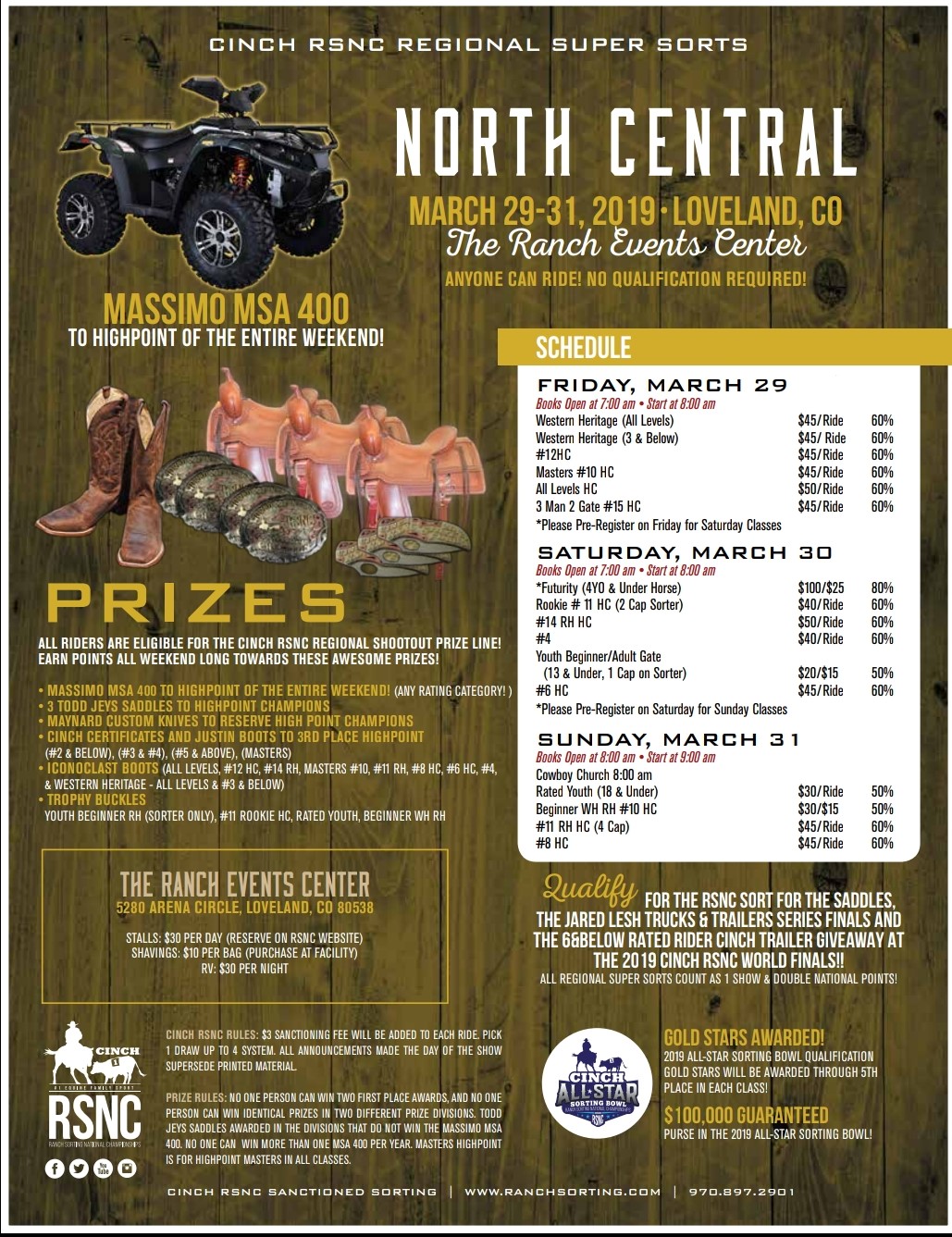 2019 North Central CINCH RSNC Regional Ranch Sorting National
