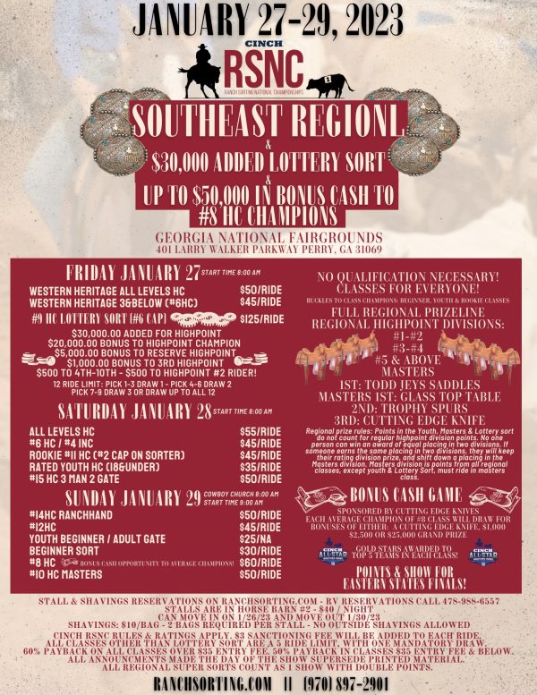 2023 South Eastern Regional - Stalls - Week of